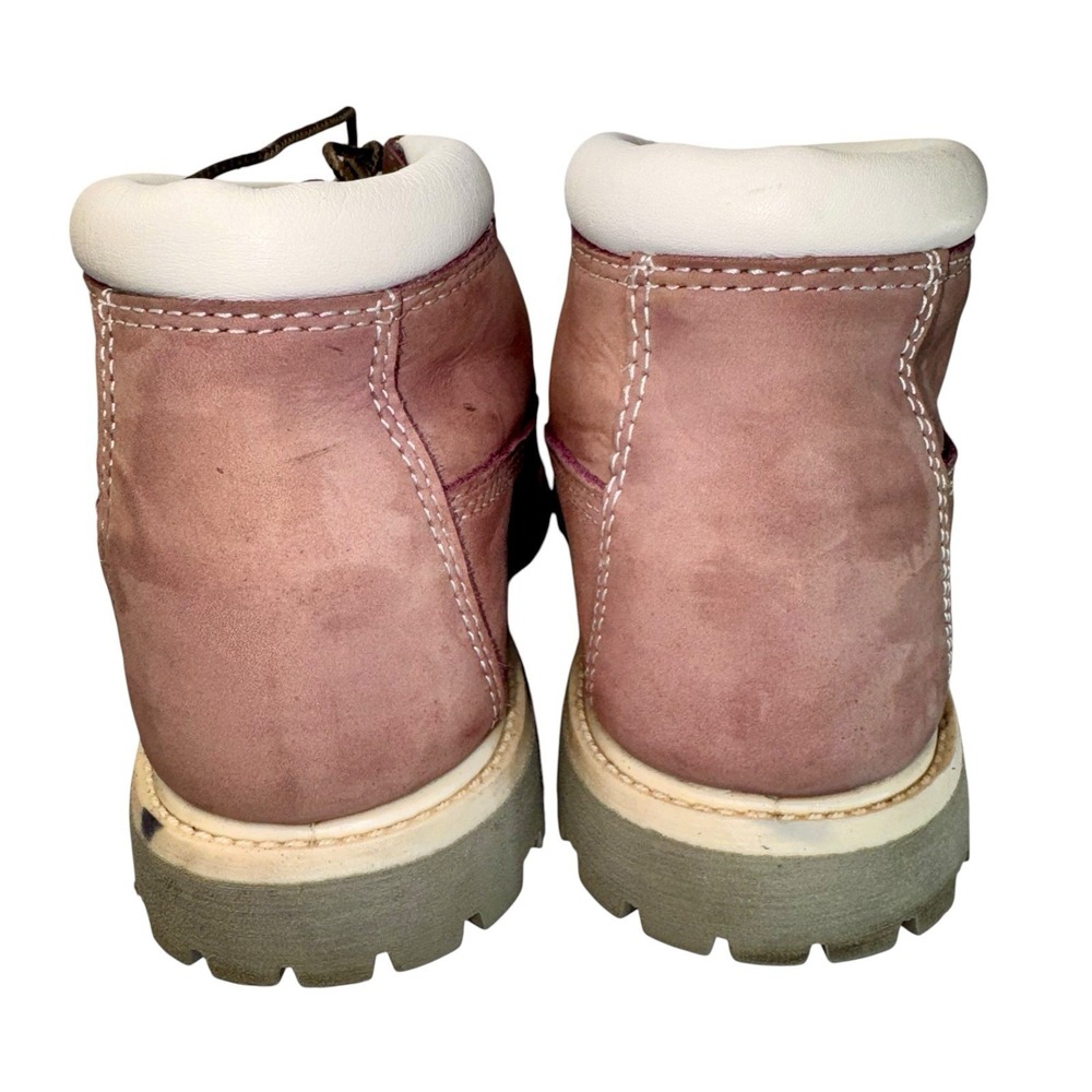 Timberland Nellie Chukka Boots Women's Nubuck Waterproof Pink Shoes Sz 10M - Picture 7 of 13